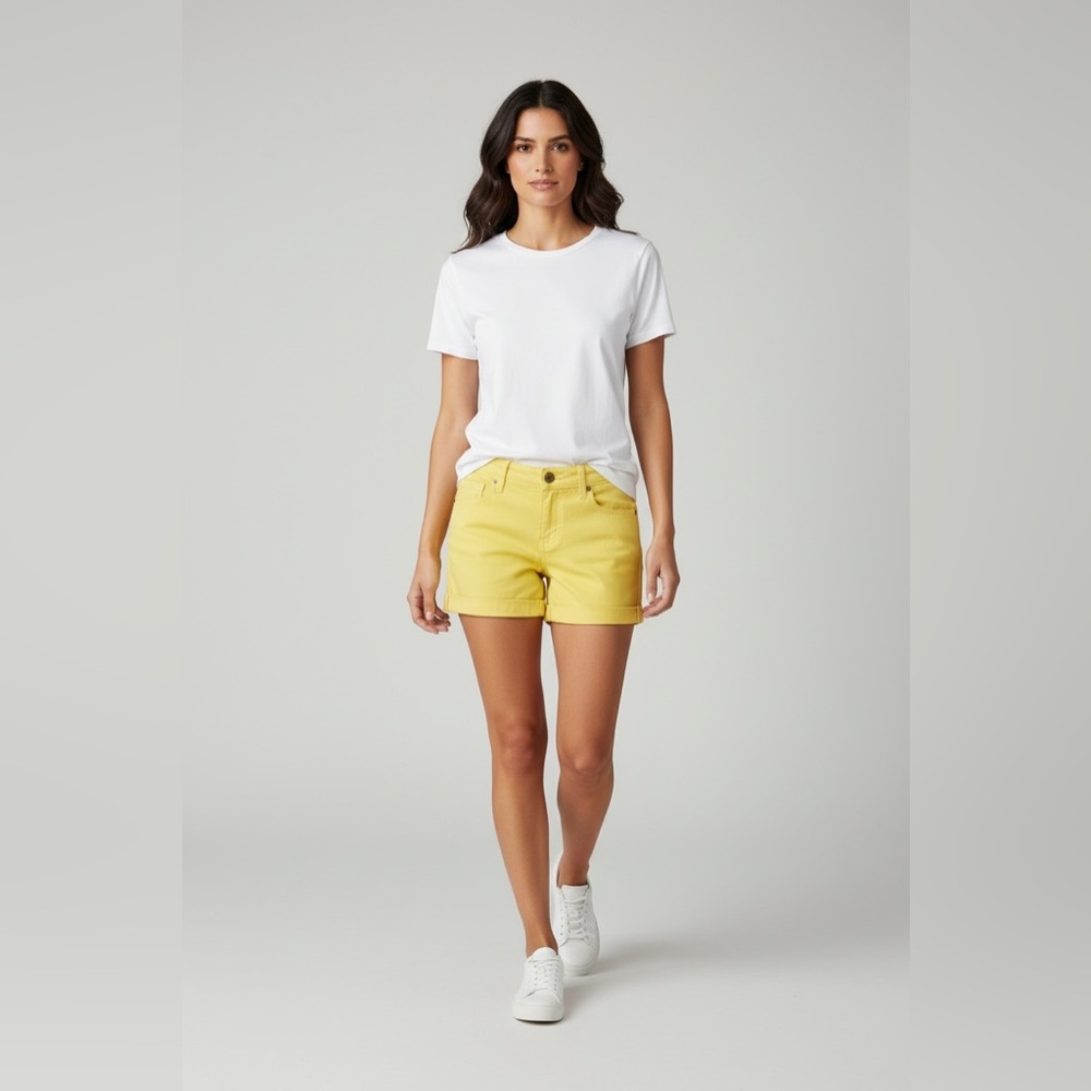 J. Crew Bright Yellow Jean Shorts